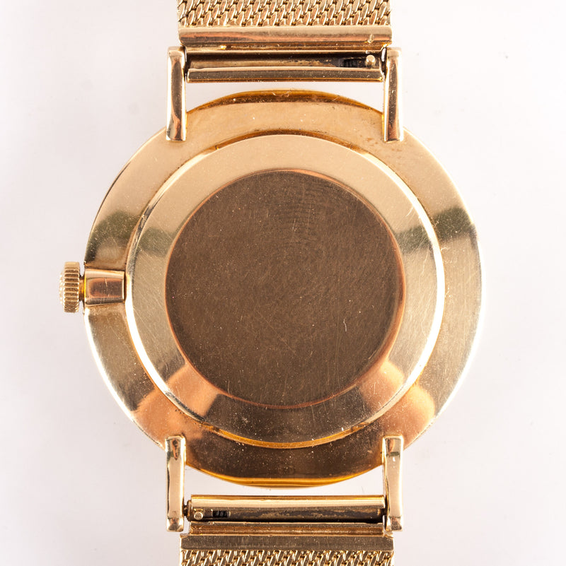 Vintage 1970's 18k Yellow Gold Patek Philippe Wrist Watch W/ Gold Band 58.7g
