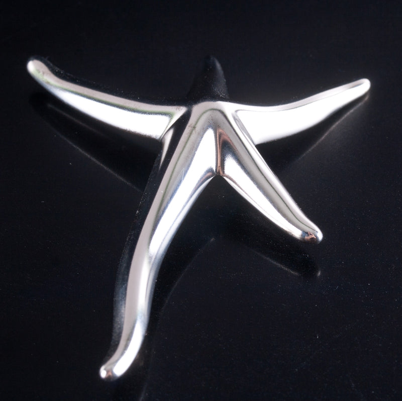 Tiffany & Co. Elsa Peretti Designed Sterling Silver Starfish Style Brooch 12.3g