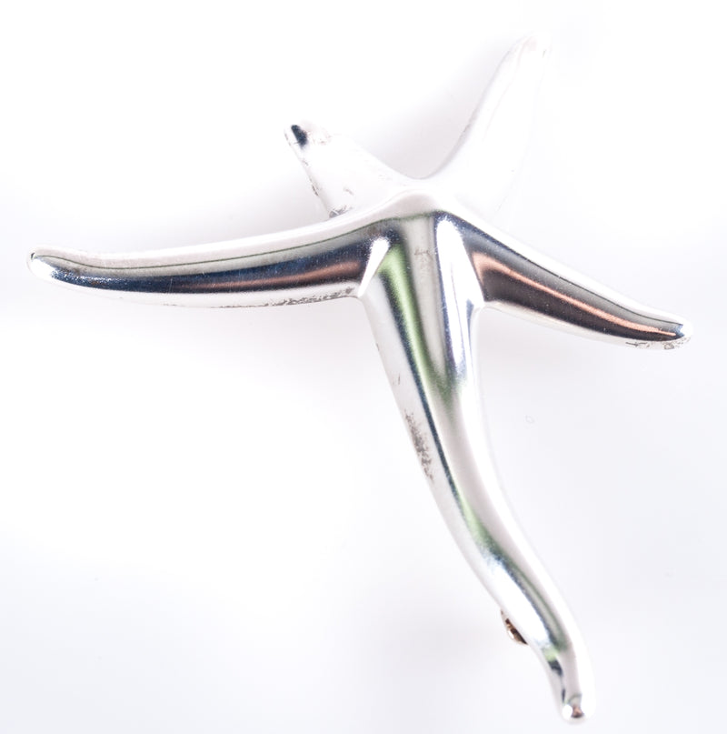 Tiffany & Co. Elsa Peretti Designed Sterling Silver Starfish Style Brooch 12.3g