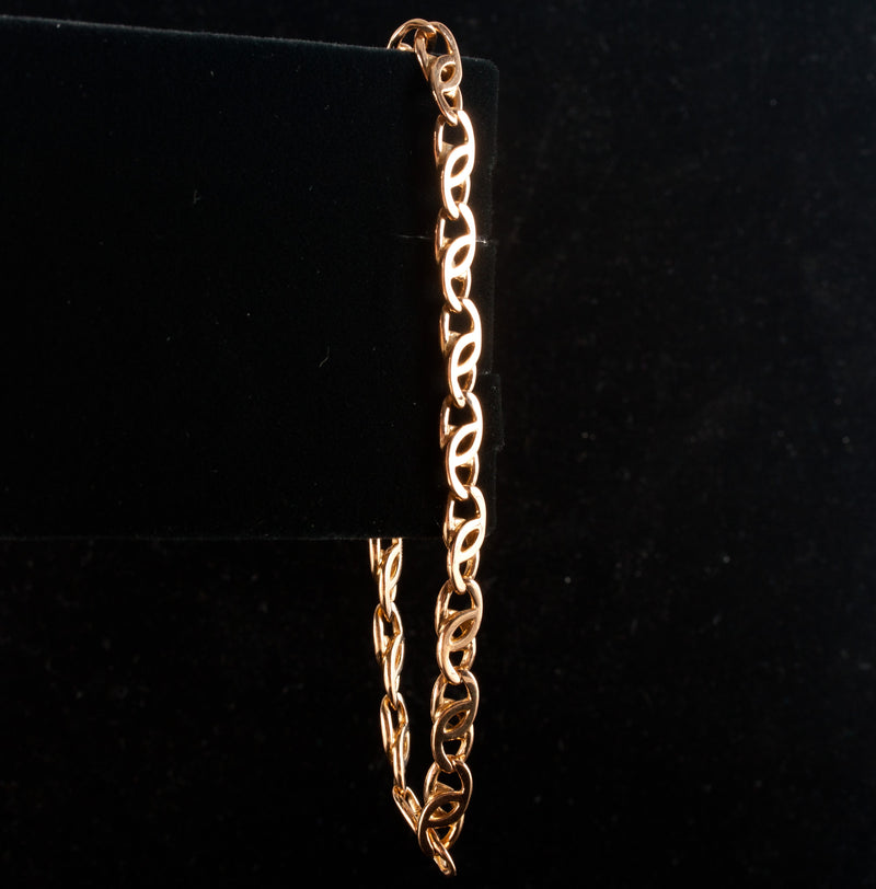 22k / 18k Yellow Gold Anchor Style Link Bracelet 21.25g 8.5" Length