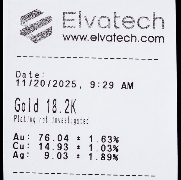 18k Yellow Gold Cultured Round Bead AA White Pearl Solitaire Ring 4.62g