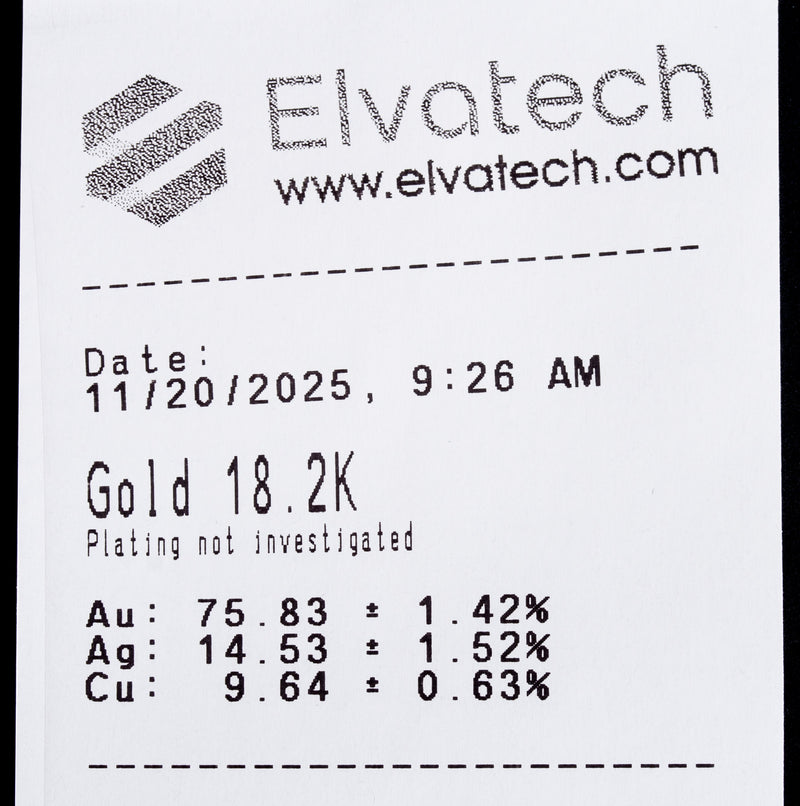 18k Yellow Gold Round Bead Tahitian Pearl Ring W/ Diamond Accent .03ct 3.42g