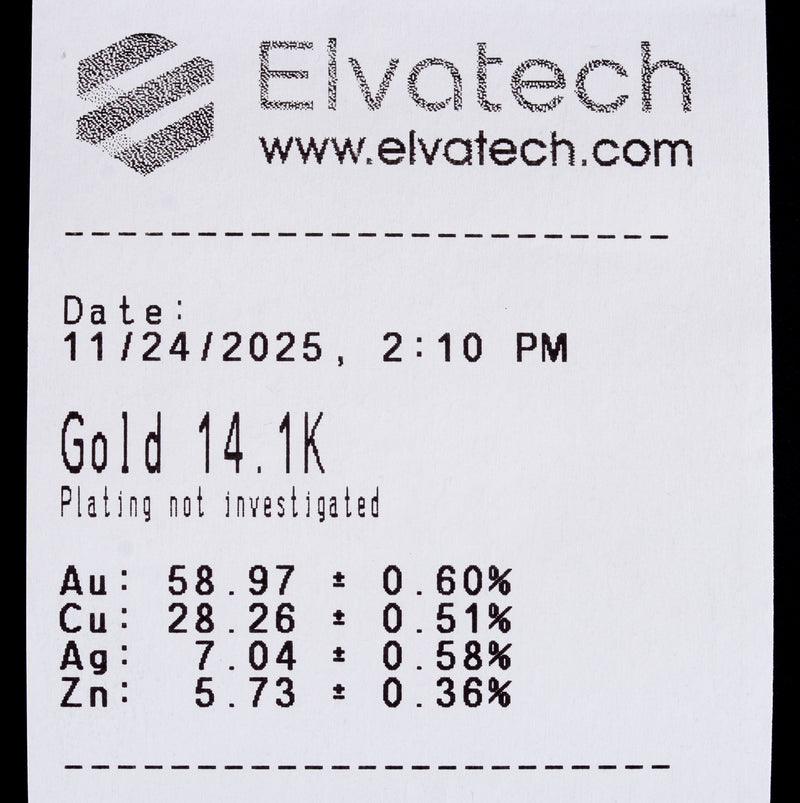 14k Yellow Gold Trillion Amethyst Solitaire Style Pendant 8.05ctw 2.82g