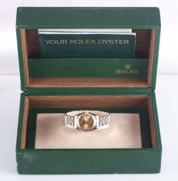 Rolex 6917F Stainless Steel / Yellow Gold Oyster Perpetual Wristwatch W/ Box