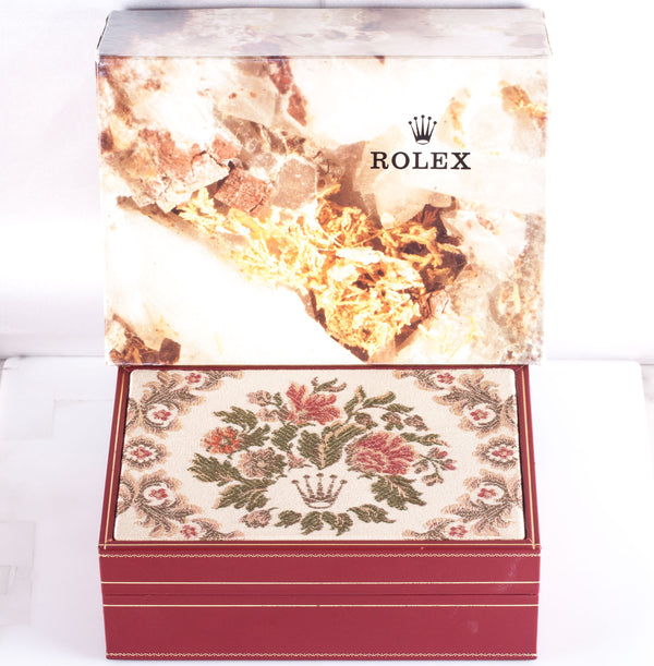 Ladies Rolex 67197 Jubilee 14k Yellow Gold Wrist Watch W/ Diamond Bezel & Box