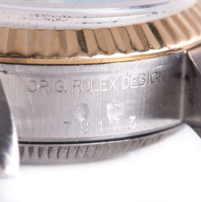 Rolex Stainless Steel / Yellow Gold Datejust Oyster Perpetual Wristwatch W/ Box