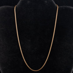 18k Yellow Gold S-Link Style Chain Necklace 5.5g 14" Length 1.8mm Width