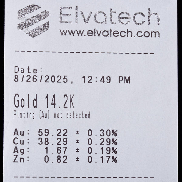 14k Rose Gold Round G - H SI1 Diamond Etched Style Wedding Ring .19ctw 1.44g