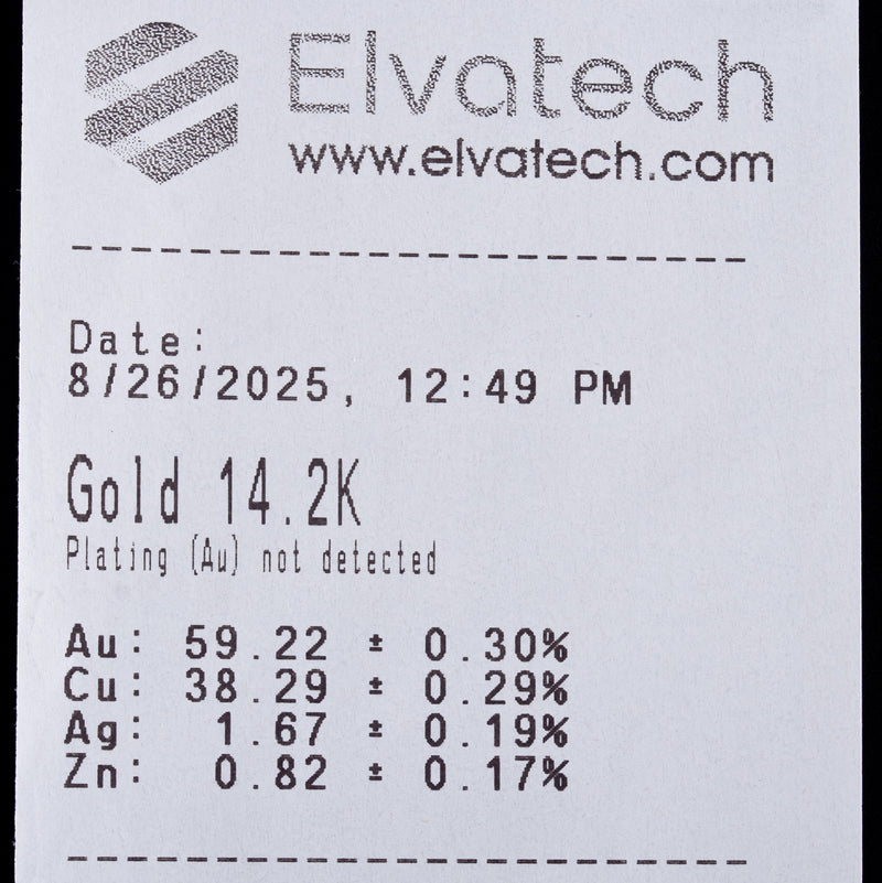 14k Rose Gold Round G - H SI1 Diamond Etched Style Wedding Ring .19ctw 1.44g