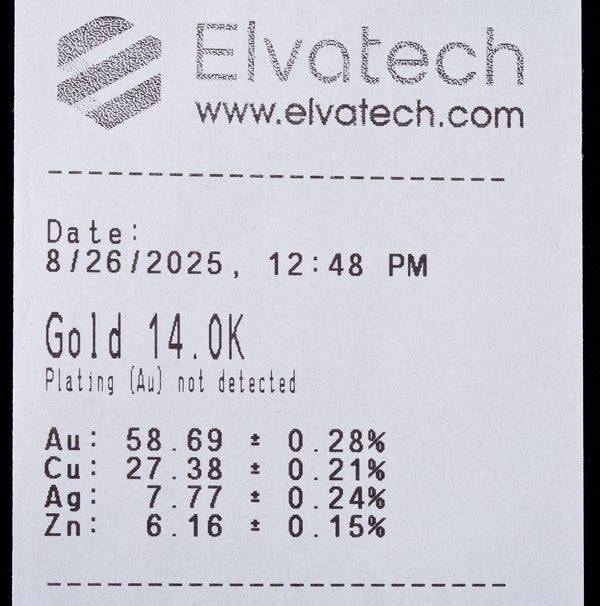 14k Yellow Gold Round G - H SI1 - SI2 Diamond Etched Wedding Ring .24ctw 2.6g