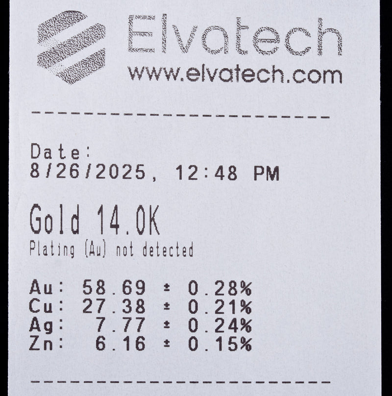 14k Yellow Gold Round G - H SI1 - SI2 Diamond Etched Wedding Ring .24ctw 2.6g