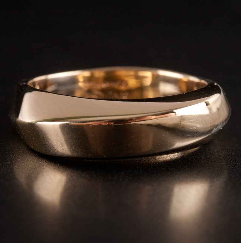 Tiffany & Co. 18k Yellow Gold Italian Twisted Style Band Ring 7.55g