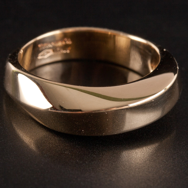 Tiffany & Co. 18k Yellow Gold Italian Twisted Style Band Ring 7.55g