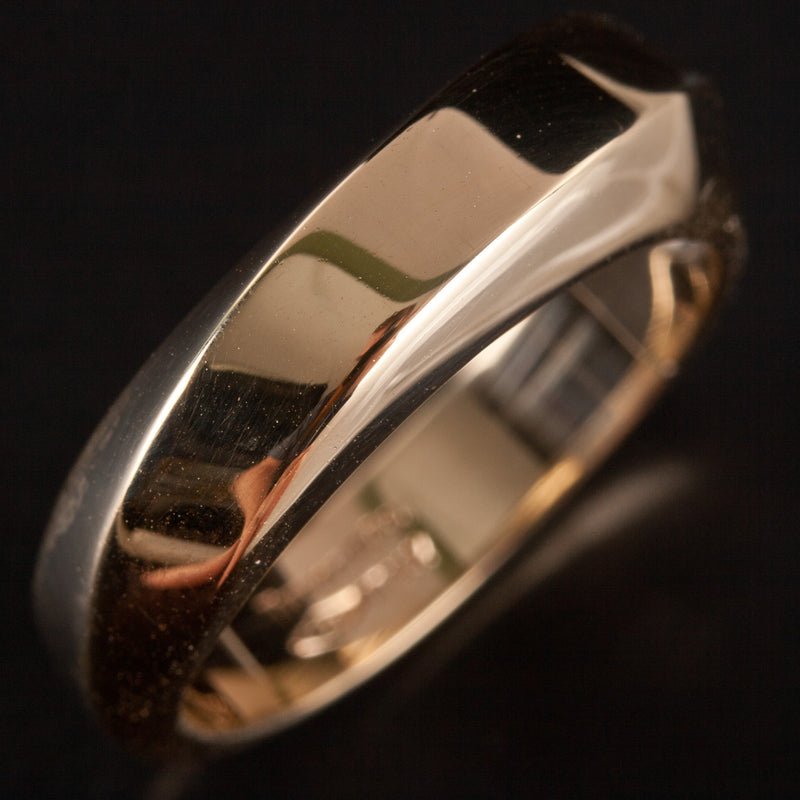 Tiffany & Co. 18k Yellow Gold Italian Twisted Style Band Ring 7.55g