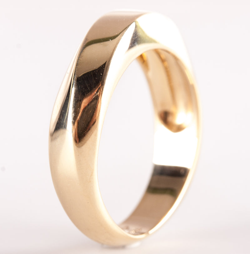 Tiffany & Co. 18k Yellow Gold Italian Twisted Style Band Ring 7.55g