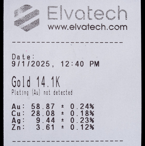 14k Yellow Gold Round H SI2-SI3 Diamond Wedding Ring Guard / Enhancer .20ctw 5g