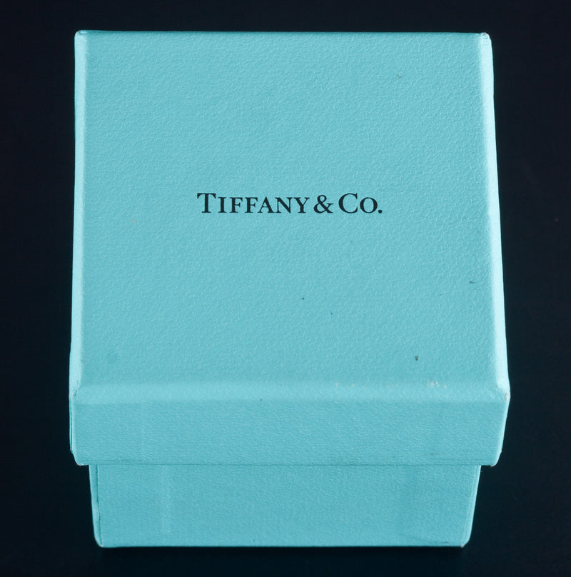 Tiffany & Co. Elsa Peretti Platinum Diamond Solitaire Ring W/ Box .07ct 1.20g