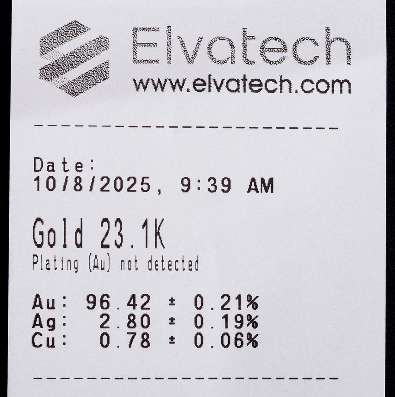 23k Yellow Gold Rectangle Link Style Chain Necklace 29.1g 17.75" Length
