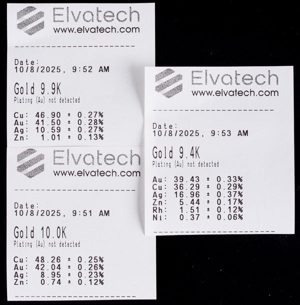 10k Rose White Gold Round Diamond Necklace Earring Set .71ctw 10.2g 18" Length