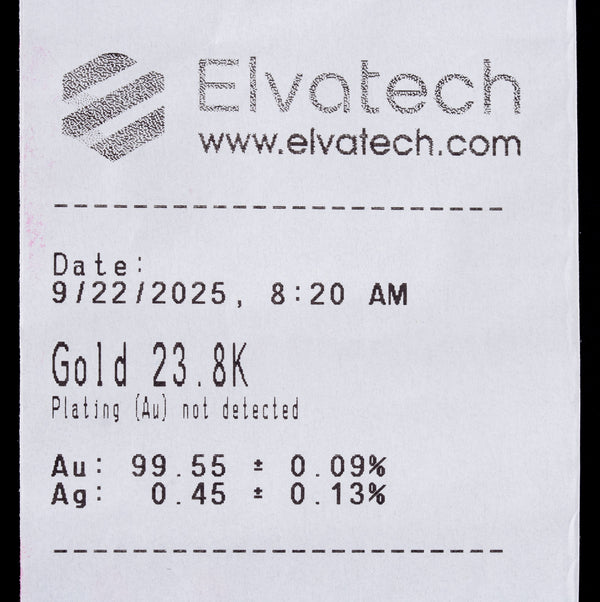 24k Yellow Gold Fancy Style Chain Necklace W/ Ruby Accent .03ct 15.1g 18" Length