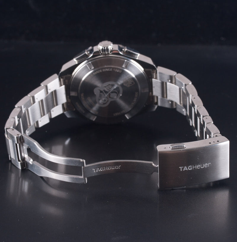 Tag Heuer Aquaracer Stainless Steel Quartz Wrist Watch W/ Box & Papers 204.1g