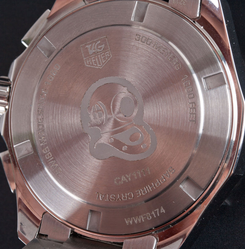 Tag Heuer Aquaracer Stainless Steel Quartz Wrist Watch W/ Box & Papers 204.1g