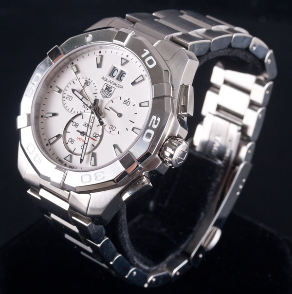 Tag Heuer Aquaracer Stainless Steel Quartz Wrist Watch W/ Box & Papers 204.1g