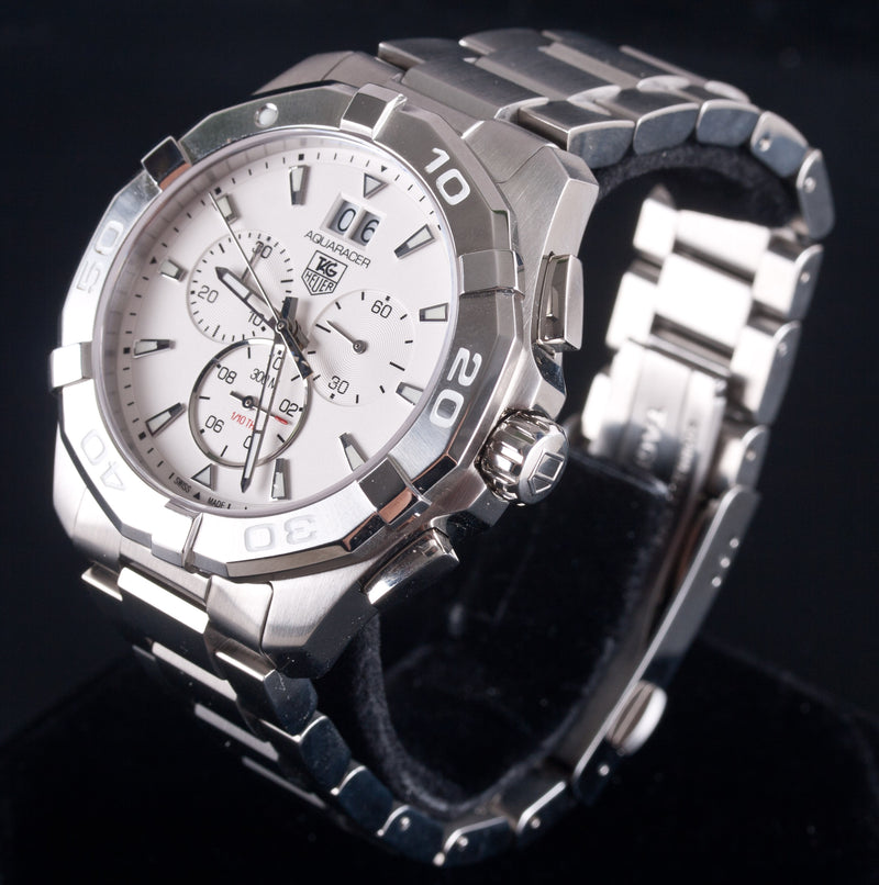Tag Heuer Aquaracer Stainless Steel Quartz Wrist Watch W/ Box & Papers 204.1g