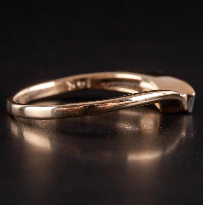 14k Yellow Gold Baguette Aquamarine Five-Stone Style Ring .10ctw 1.95g