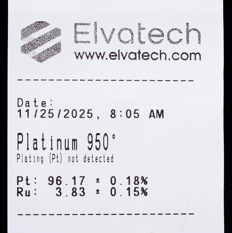 Tiffany & Co. 950 Platinum Wedding Anniversary Ring Circa 1999 4.8g Size 5.5