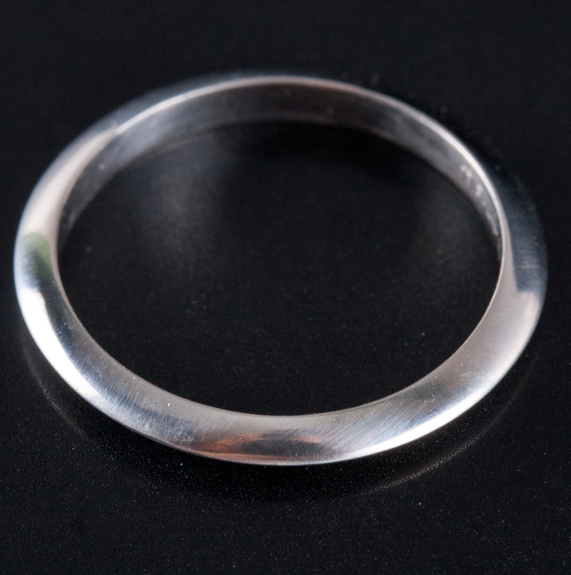 Tiffany & Co. 950 Platinum Wedding Anniversary Knife Edge Ring 2.15g Size 4