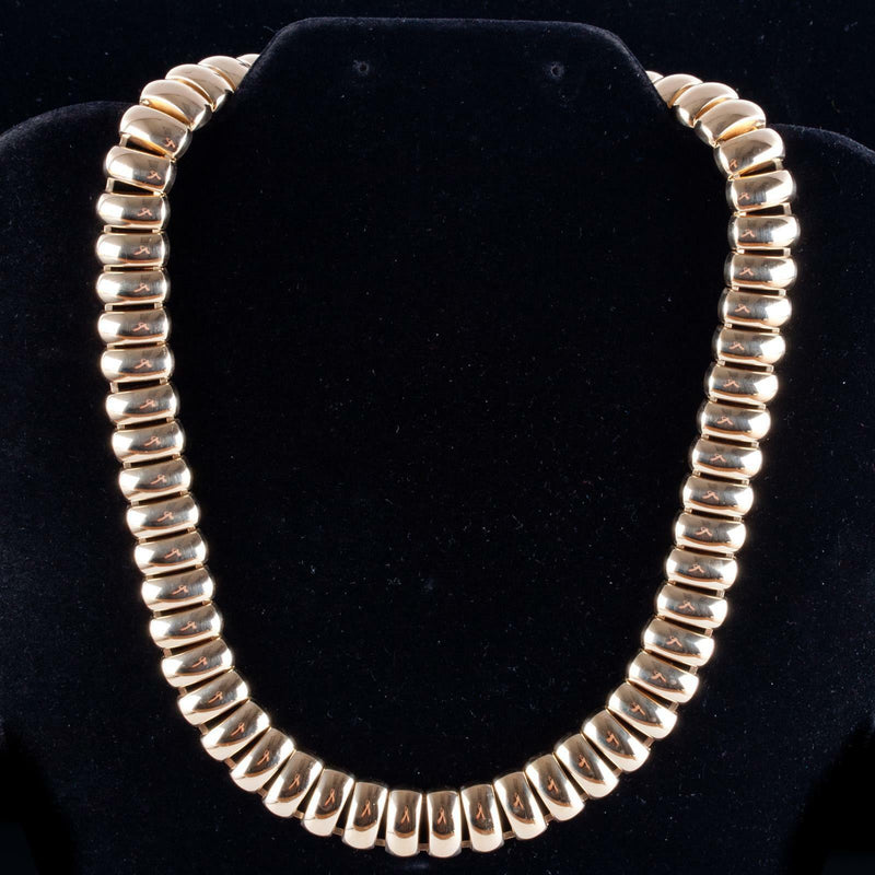 14k Yellow Gold Large Heavy Chain Necklace 16" Length 67.3g