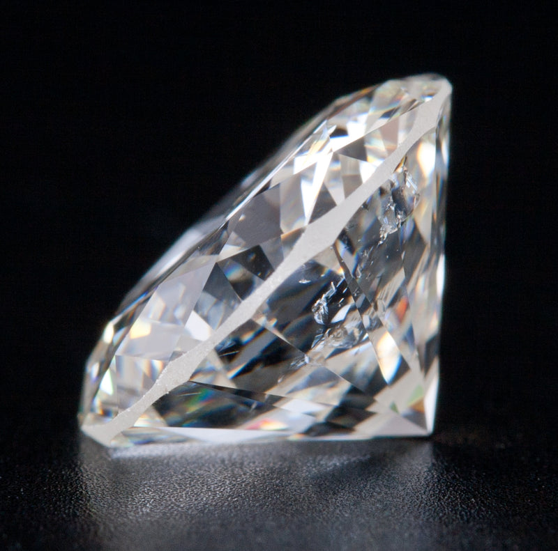 Natural Round Cut G Color SI3 Clarity Loose Diamond 2.46ct W/ EGL Certification