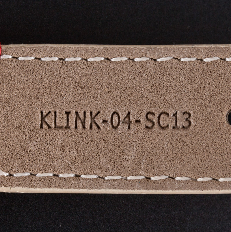 Klockers Interchangeable KLOK 08-D1 60's Style Wrist Watch W/ Leather Strap